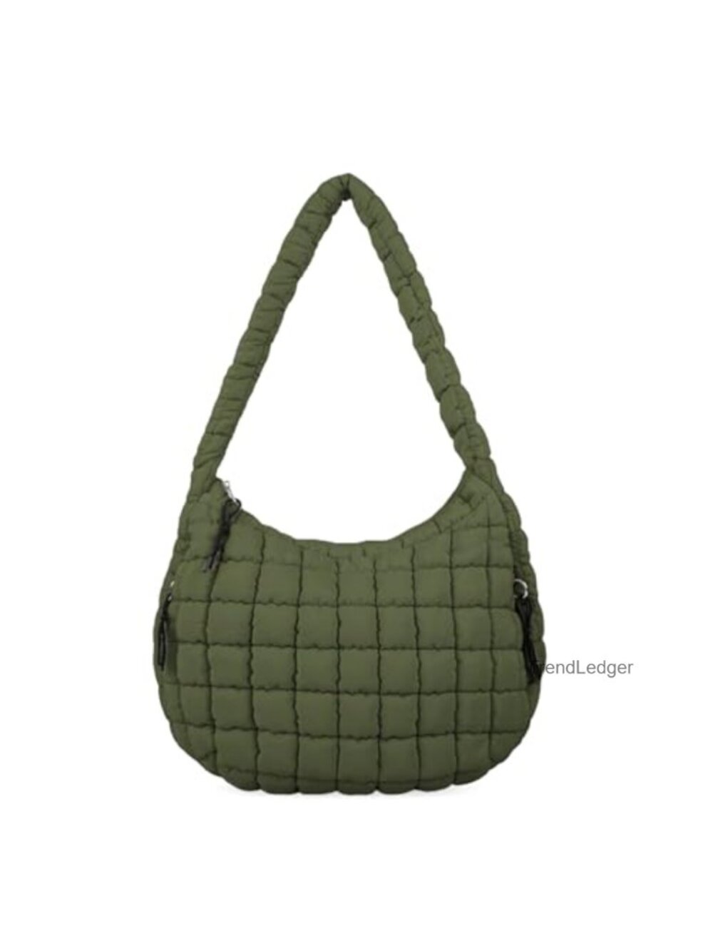Quilted Puffer Hobo Bag Large Nylon Crossbody Shoulder Tote Lightweight Puffy